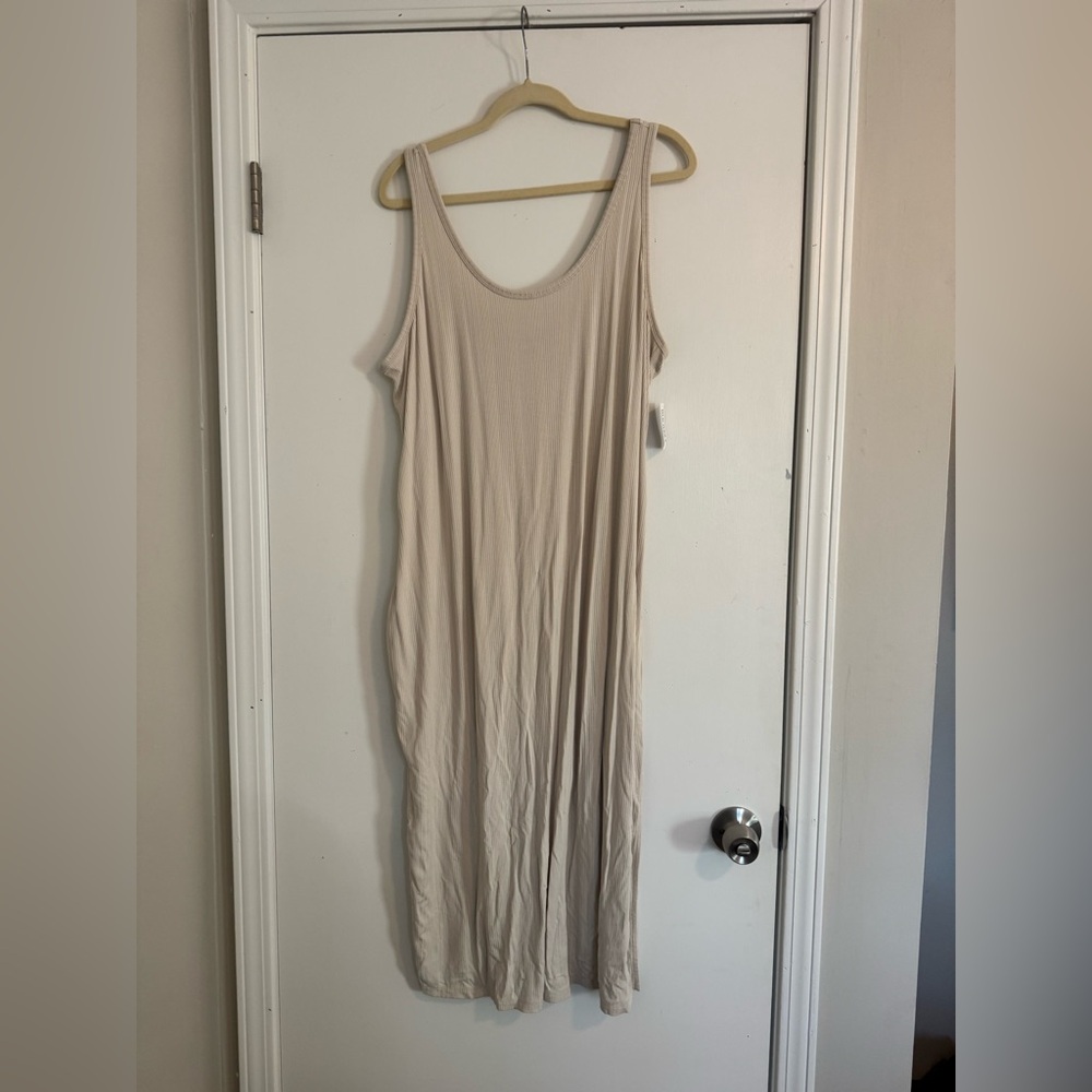 Ribbed Sleeveless Dress - New with Tags